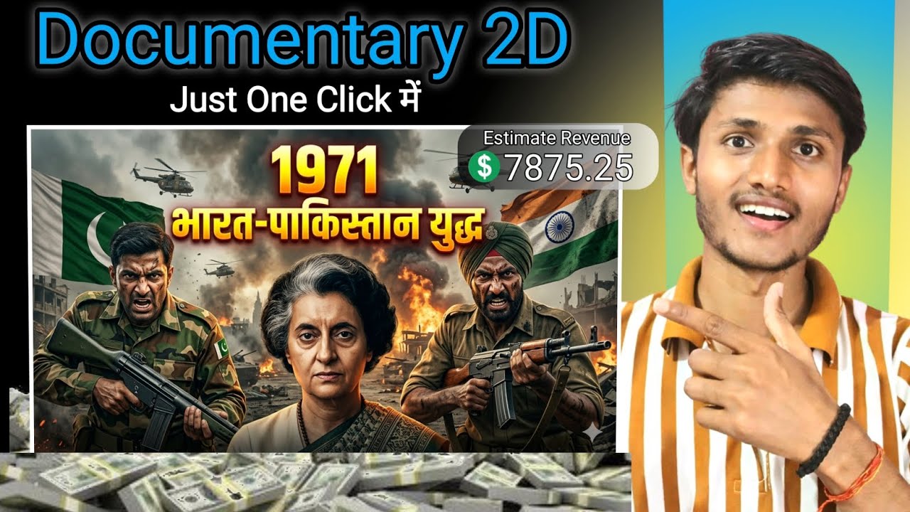 CREAT LONG VIDEO HISTORICAL DOCUMENTARY AI VIDEO || JUST ONE CLICK || FREE & UNLIMITED 