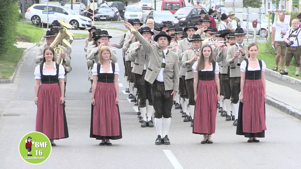 Musikverein Kallham - Bezirksmusikfest Gaspoltshofen 2016 | Marschmusik | Blasmusik | Musikkapellen