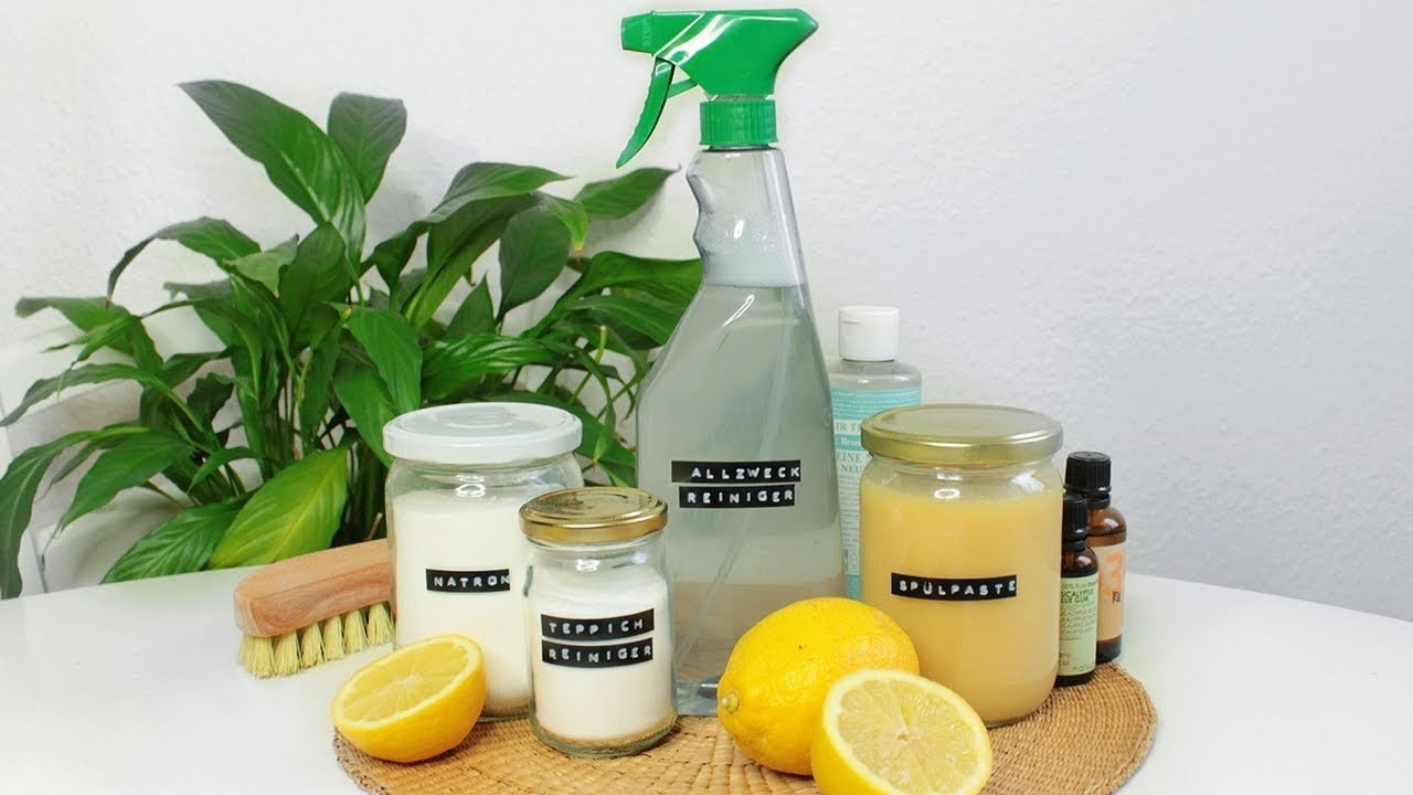 DIY natürliche Putzmittel » Allzweckreiniger, Spülmaschinen-Paste, Teppich- & Rohrreiniger