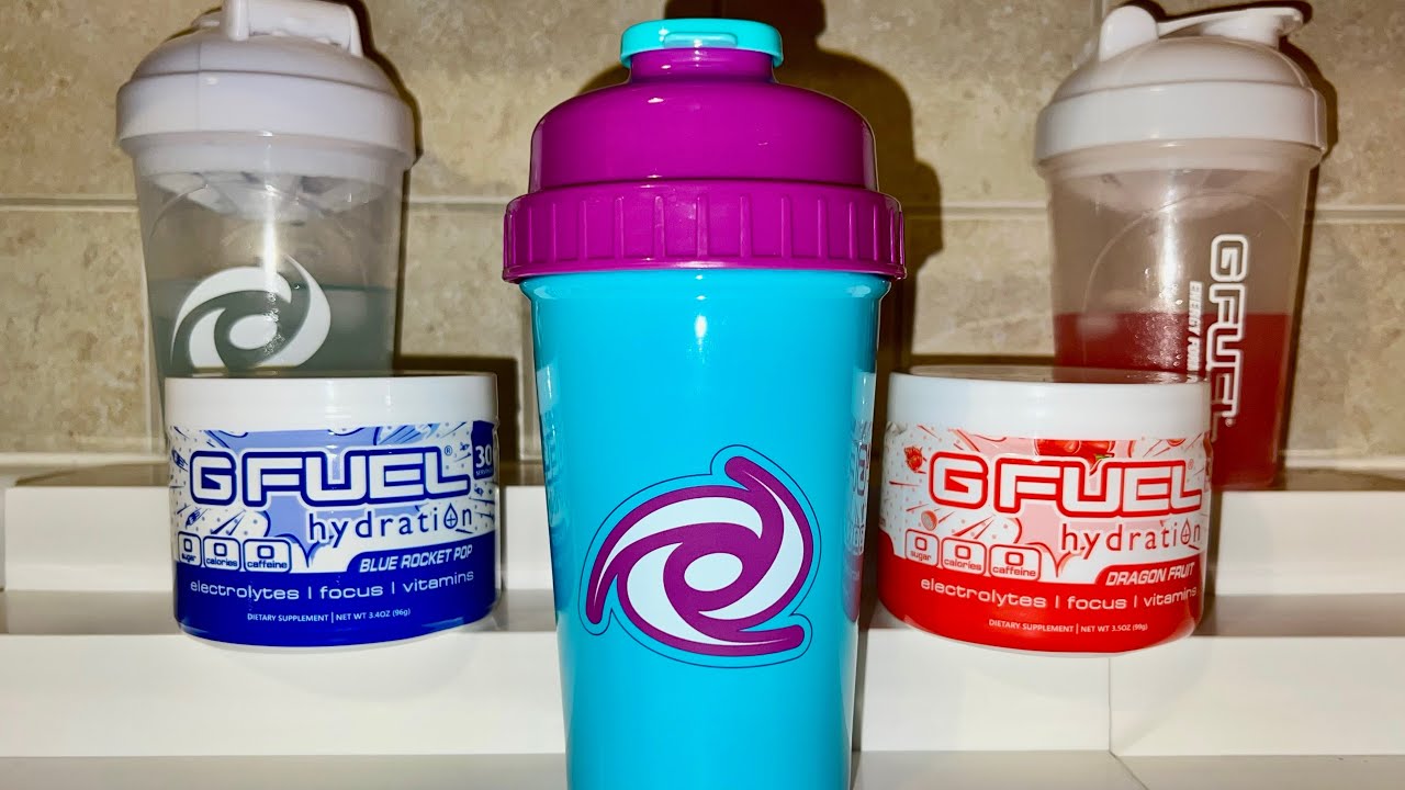 Metal GFUEL Shaker & Hydration Flavors Review!