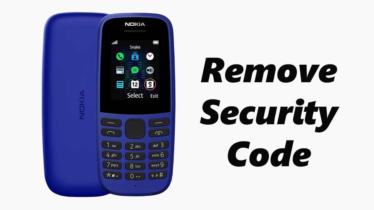 How To Remove Security Code On Automatic Keyguard In Nokia Phones   Nokia 105, 106, 225, 3310, 110
