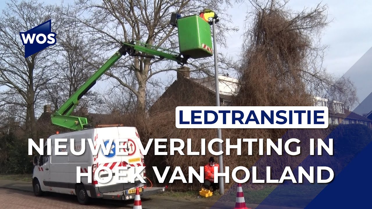 Zuinige lantaarnpalen in Hoek van Holland