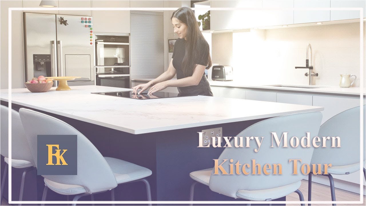 Ep6 Luxury Kitchen Tour: Light Grey & Midnight Blue Pronorm - London, Woodside