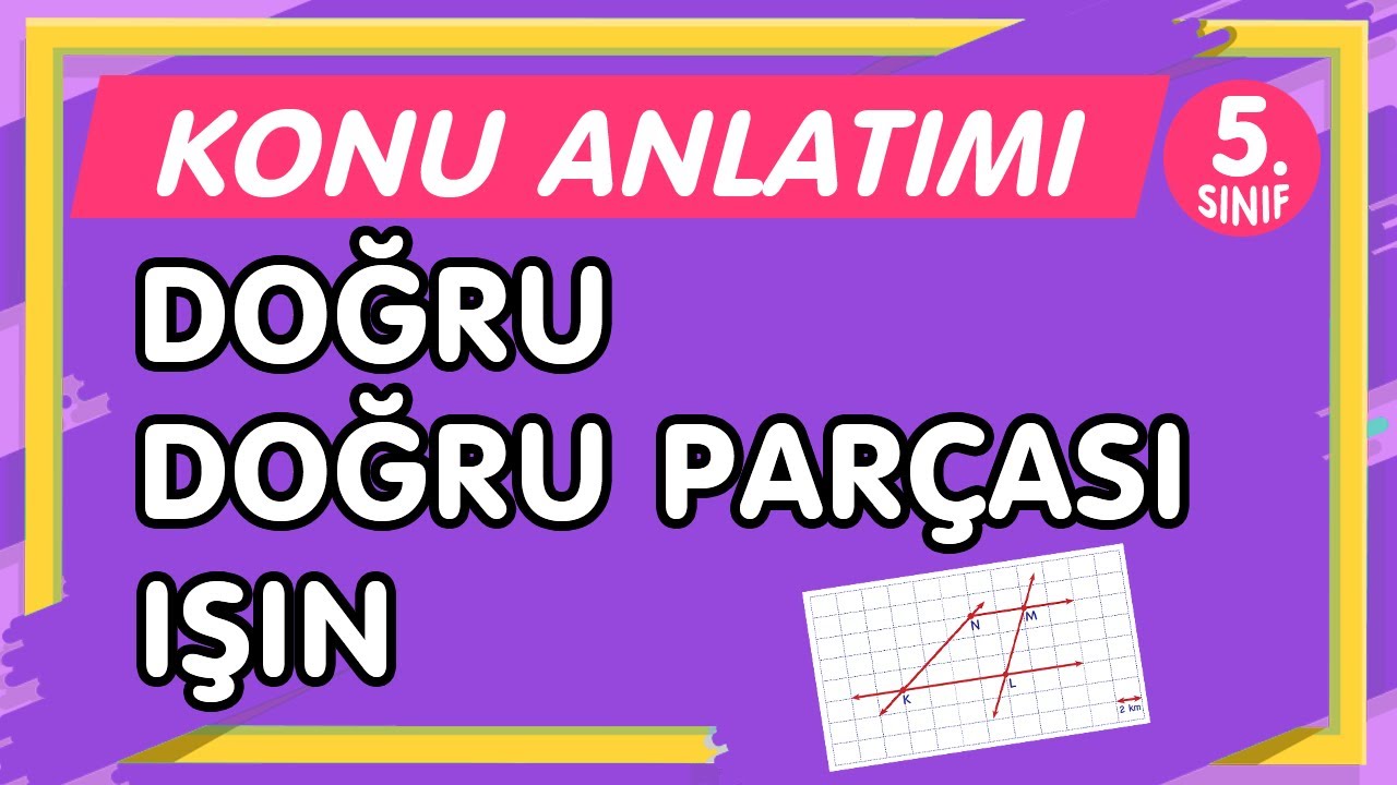 DOĞRU-DOĞRU PARÇASI-IŞIN (Temel Geometrik Kavramlar) | 5.Sınıf Matematik YENİ NESİL Konu Anlatımı