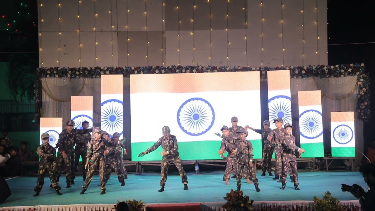 સૈનિક ડાન્સ||દેશ મેરે||કંધો સે મિલતે કંધે||Army dance||વાર્ષિકોત્સવ||variyavschoolno313||annual day