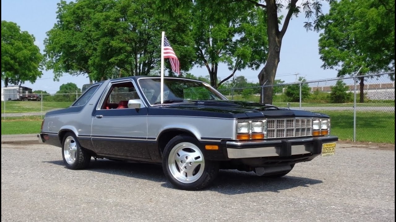 1980 Ford Fairmont Futura Turbo in Black & Silver & Engine Sound on My Car Story with Lou Costabile