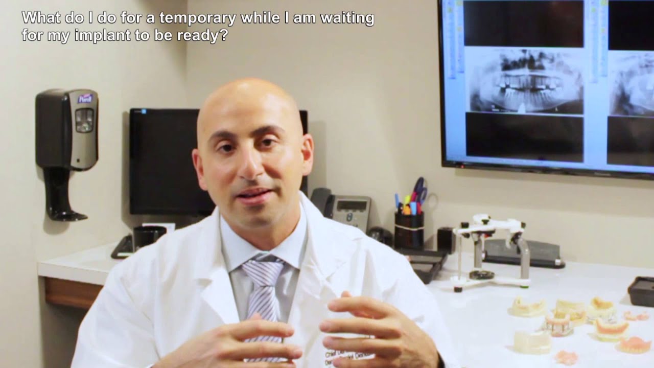 What do I do for a temporary while I am waiting for my implant to be ready?