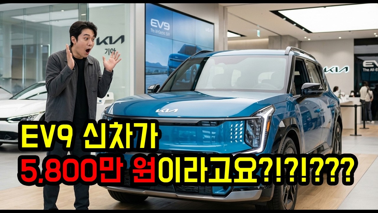 EV9 5천만원대로 살 수 있다던데 사실인지 확인하러 기아자동차 매장 방문했습니다