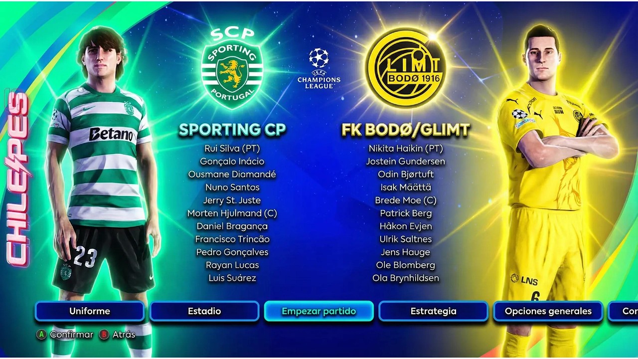 Sporting Lisboa vs Bodo/Glimt, Octavos de final 