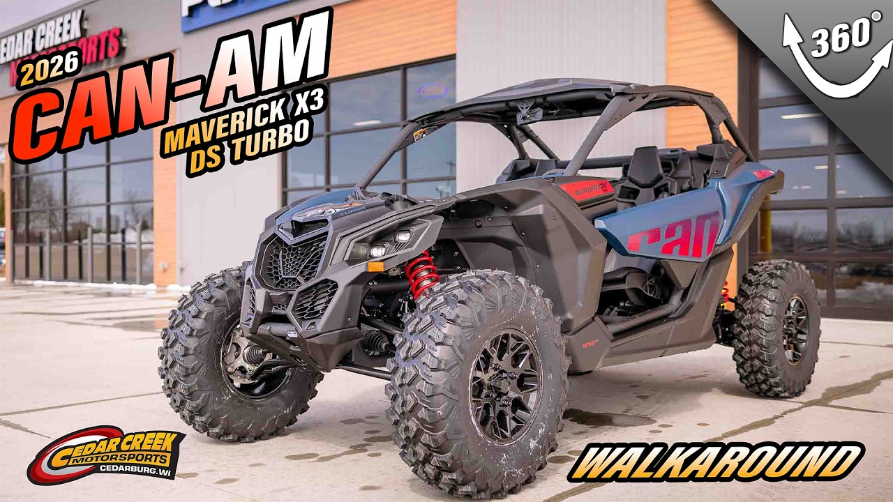 Walkaround | 2026 Can-Am® Maverick X3 DS Turbo Dusty Navy