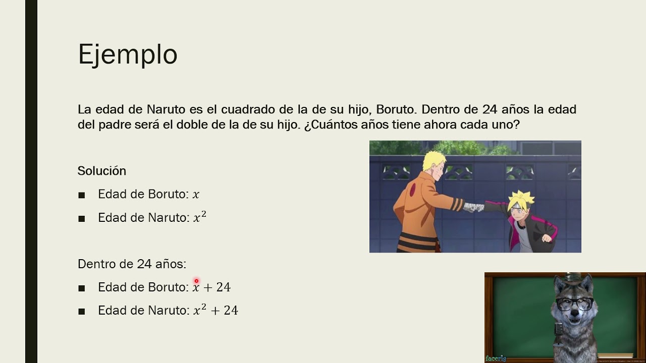 Problemas de aplicación de las ecuaciones cuadráticas