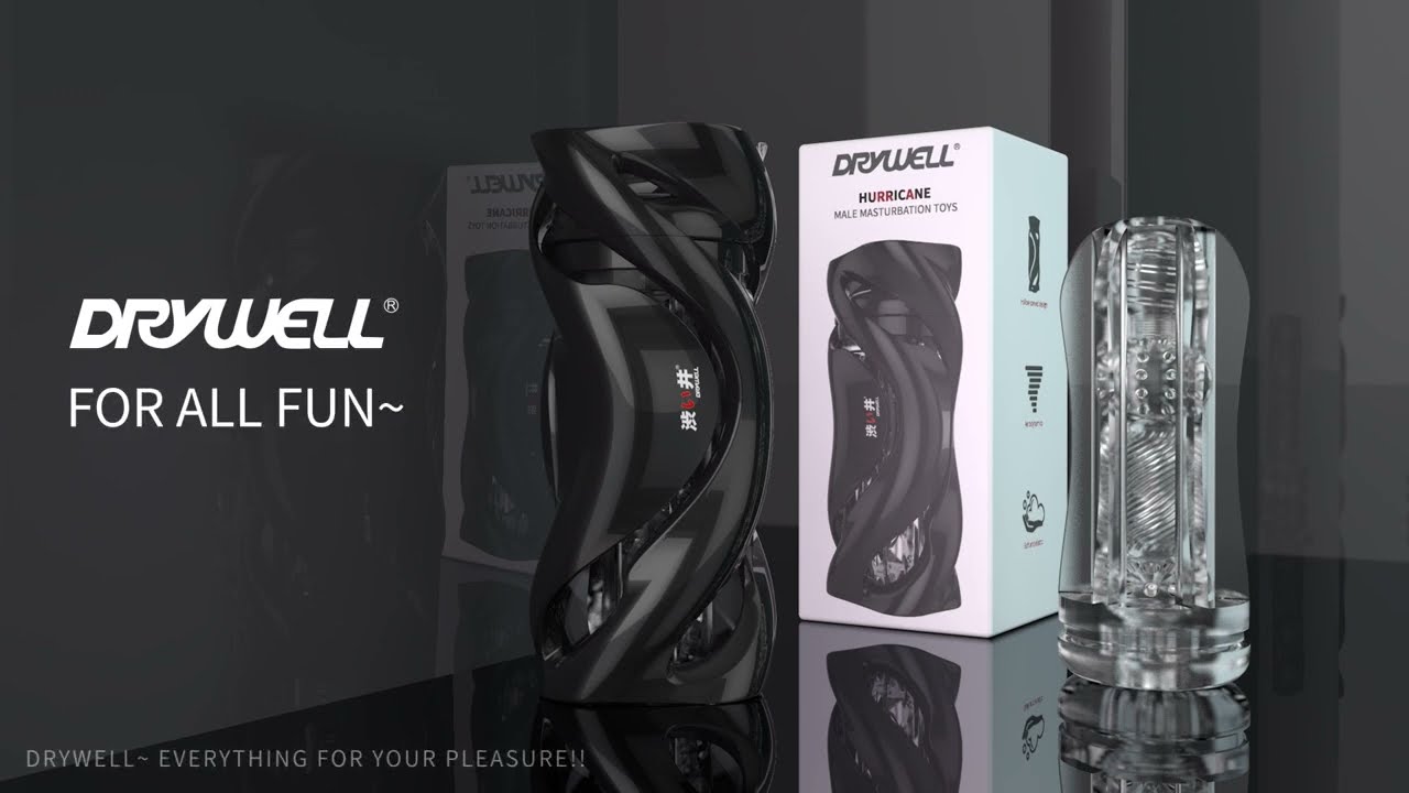 Male-HQ | Drywell Japan Hurricane Masturbator Cup Black