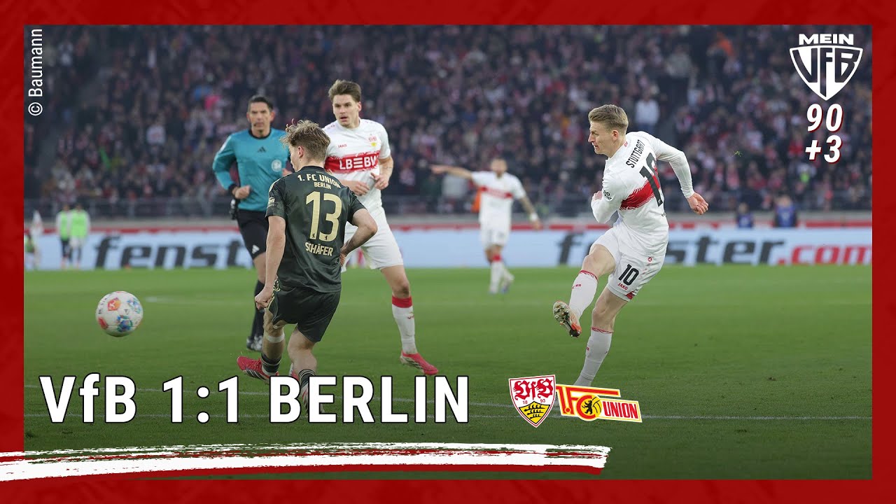Nur Remis gegen die K&ouml;penicker | VfB Stuttgart 1:1 FC Union Berlin | MeinVfB 90plus3 ⚪🔴