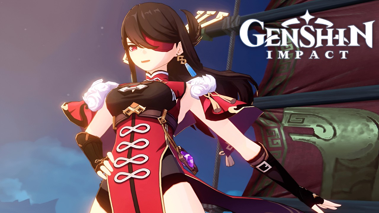 Beidou makes fireworks for Nod-Krai children | Genshin Impact Cutscene