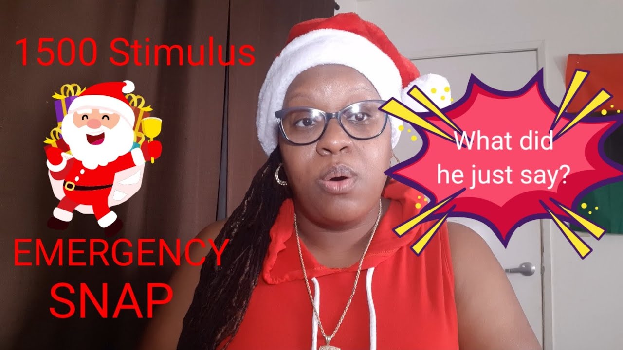 EMERGENCY SNAP | 1200 VS 1500 STIMULUS