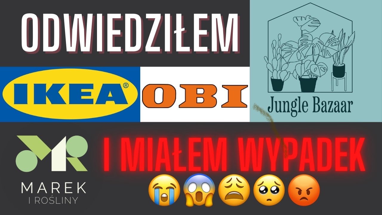 Odwiedziłem IKEA, OBI orazJungle Bazaar i miałem wypadek.