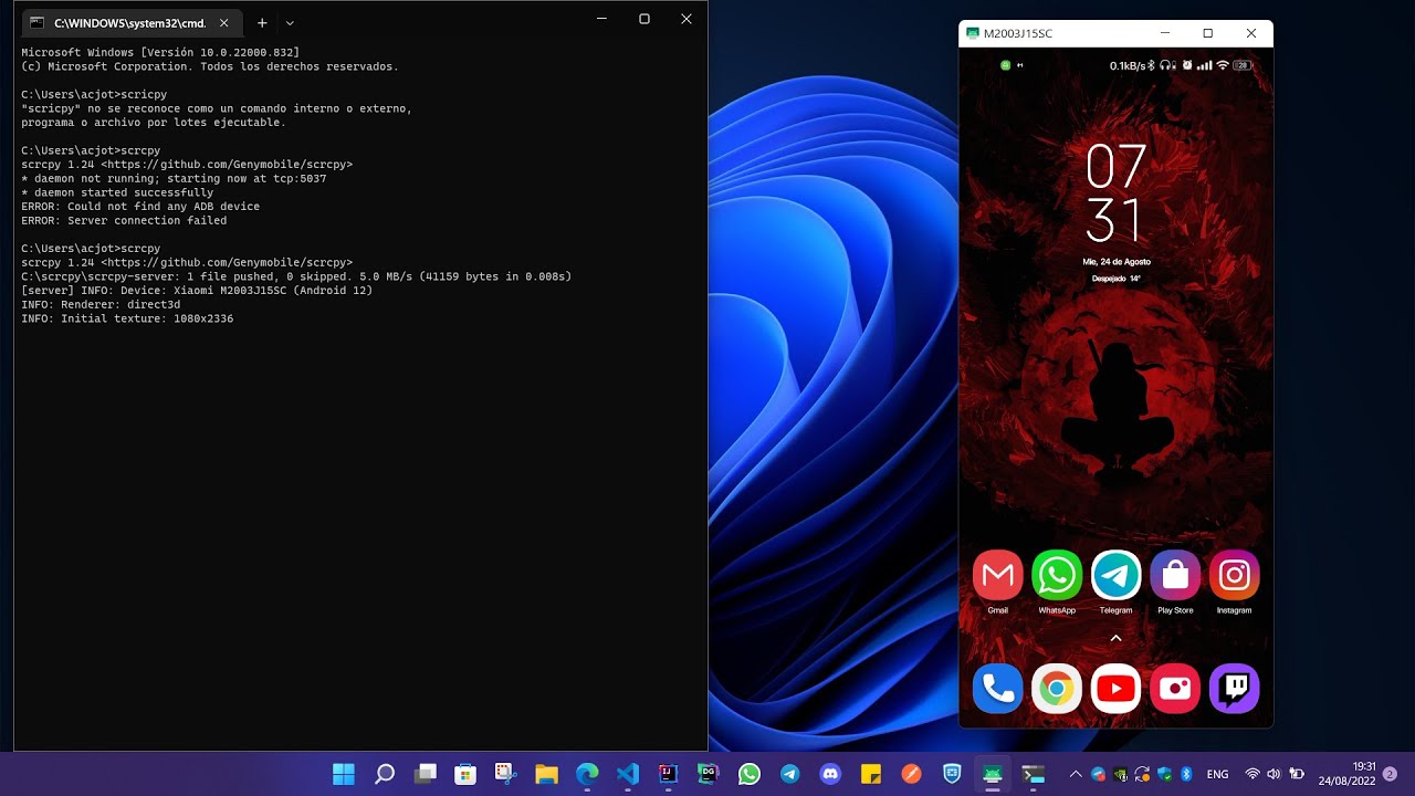 How to control and view your Android screen 📱 from your PC 💻 [SCRCPY Tutorial || USB + TCP-IP Cable]