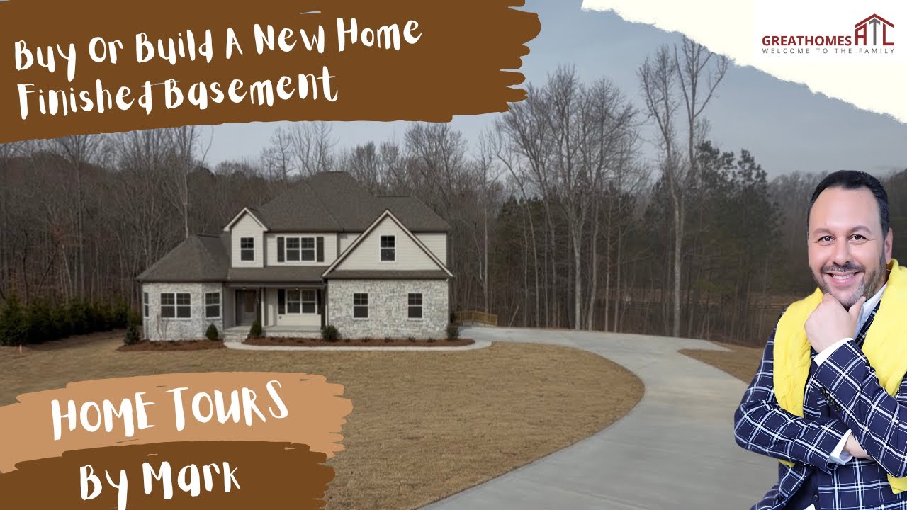 Buy Or Build & Design Your Brand New Finished Basement Home In Greater Atlanta. 1-5 Acre Lots!
