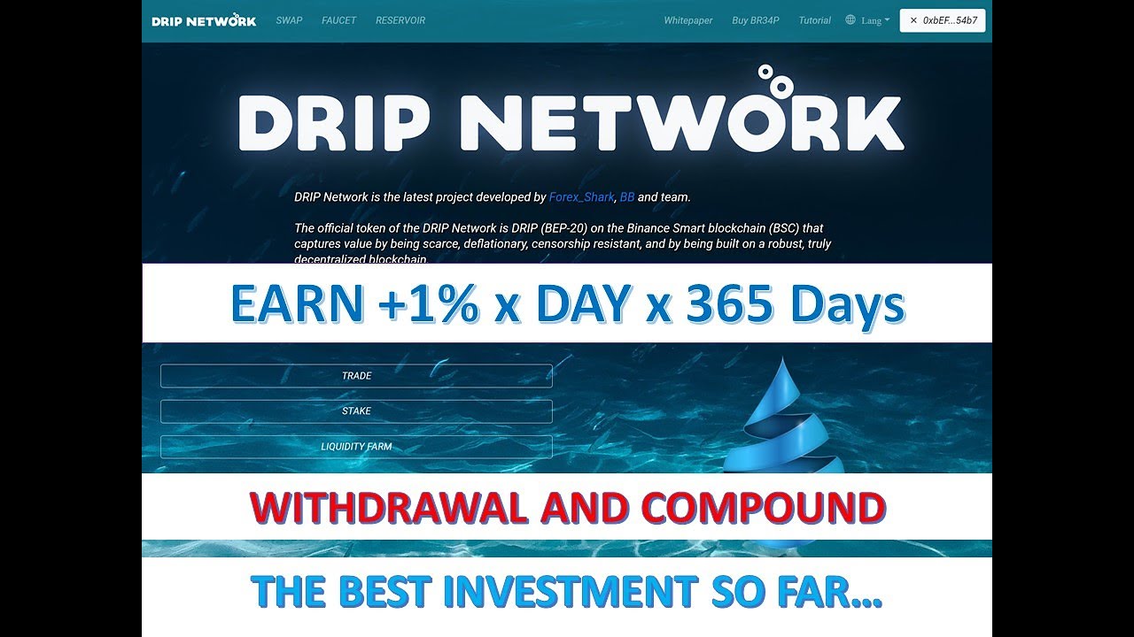 Drip Community - Withdrawal