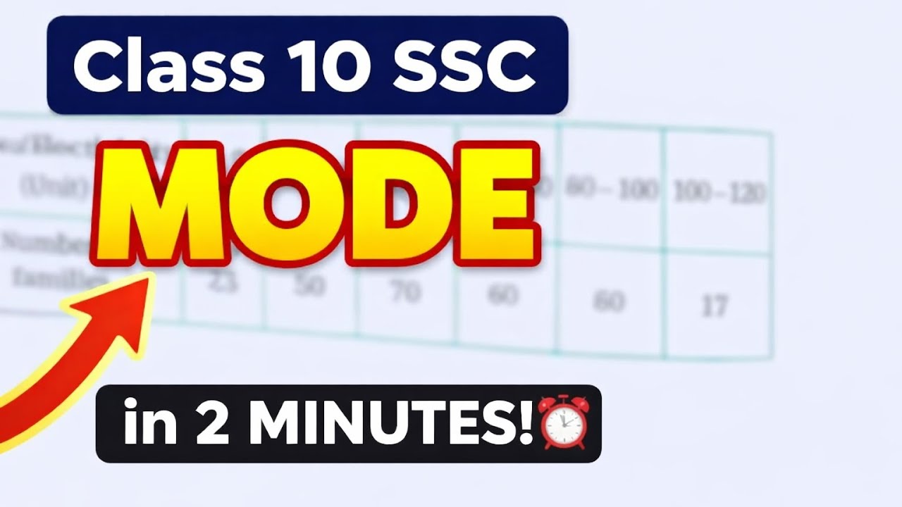 Find the Mode (Grouped Data) | Class 10 Maths Maharashtra Board | Easy Method