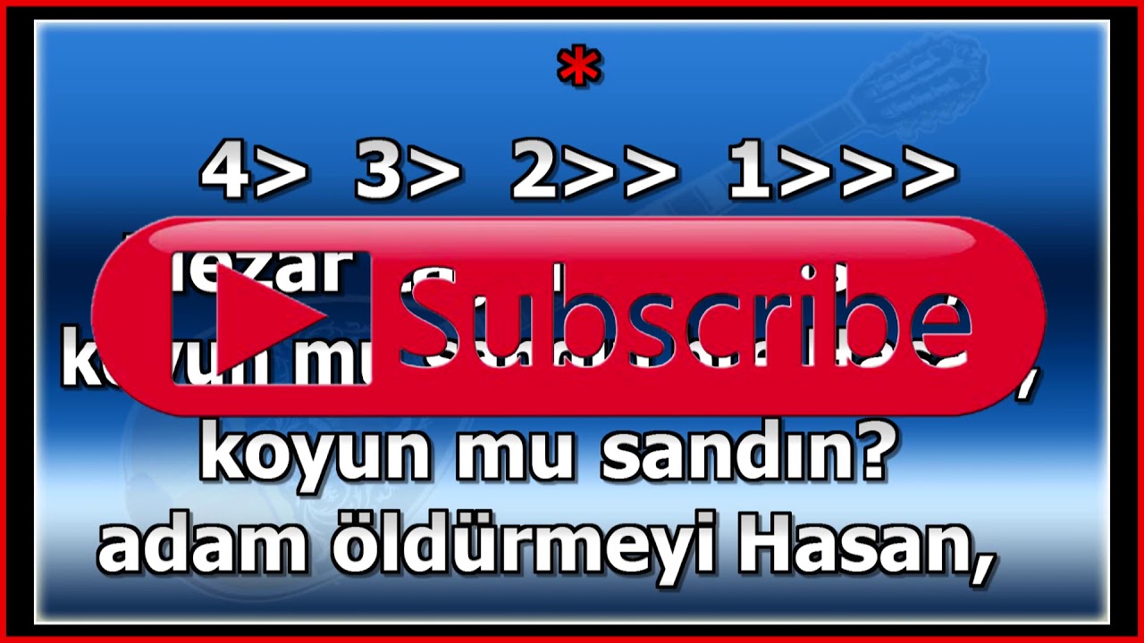 Drama Köprüsü-Bağlama-Karaoke