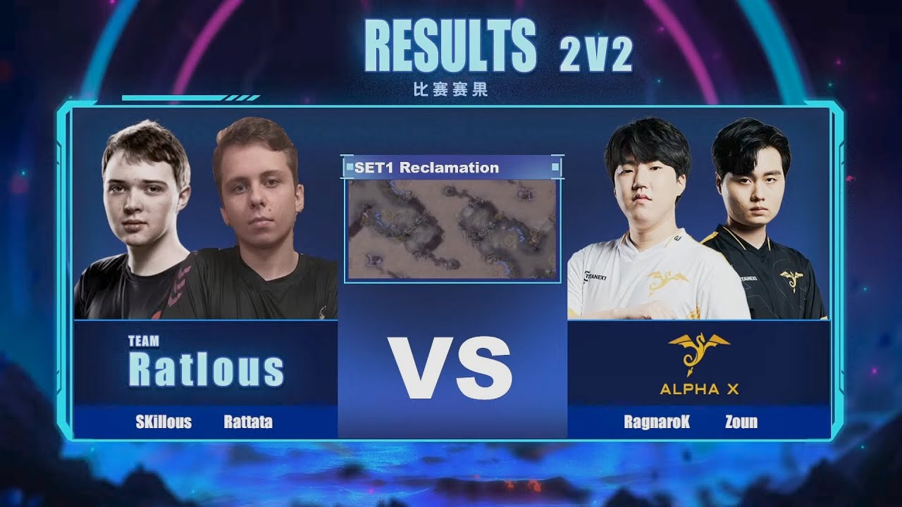 Starcraft 2 - WTL22W - RagnaroK(Z)/Zoun(P) vs SKillous(P)/Rattata(Z) - พากย์ไทย