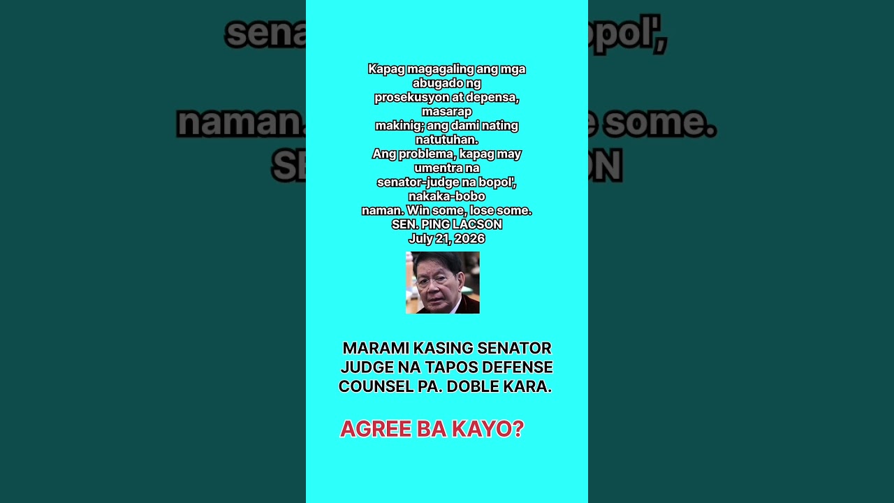 LACSON NA BWISIT NA SA MGA EPAL.