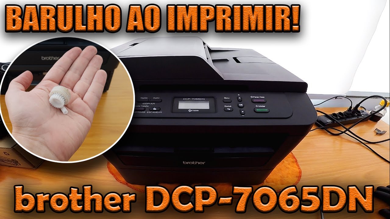 IMPRESSORA BROTHER COM MUITO BARULHO AO IMPRIMIR, COMO RESOLVER? | HOW TO FIX WEIRD PRINTER NOISE?