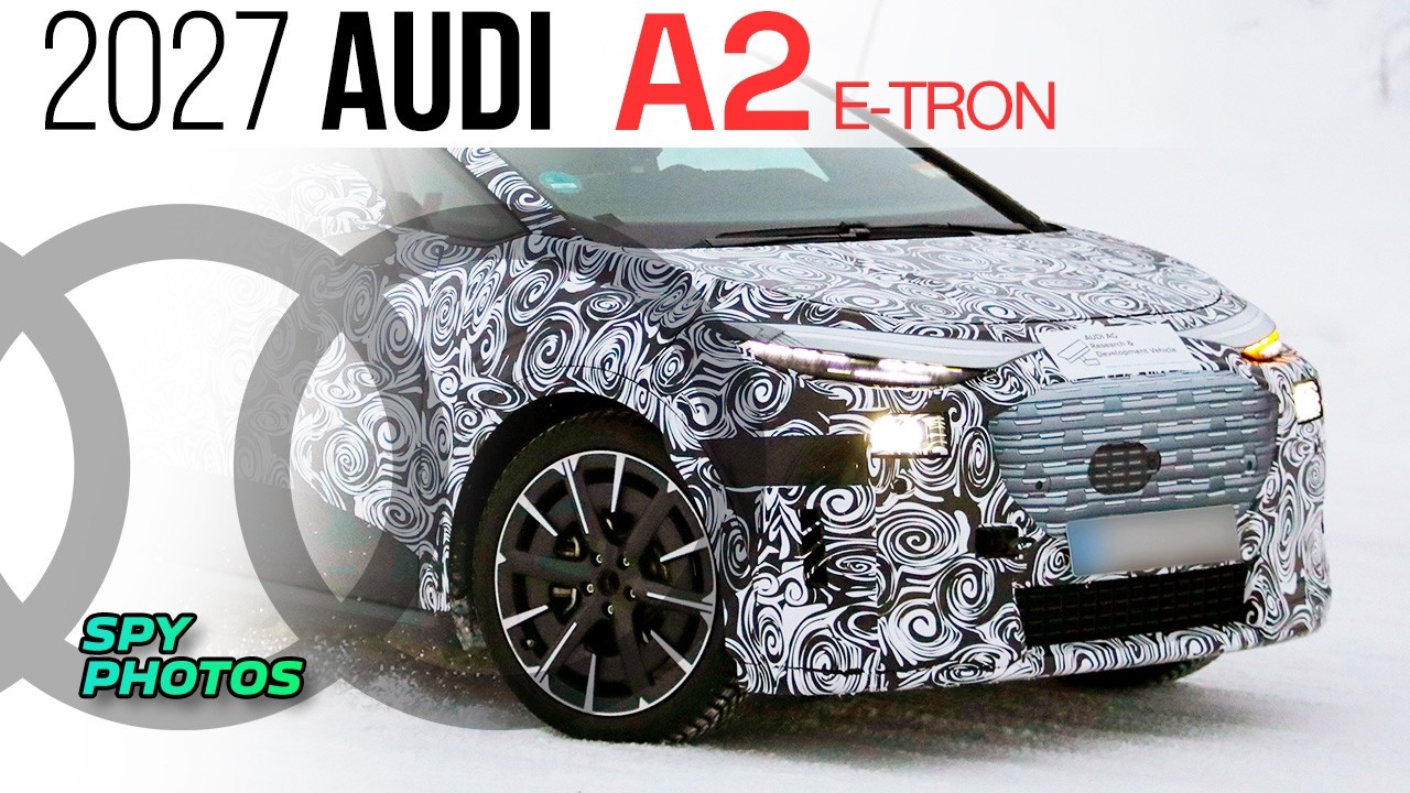 Шпионские фотографии: Audi A2 e-tron 2027 года (четыре кольца на VW ID.3)
