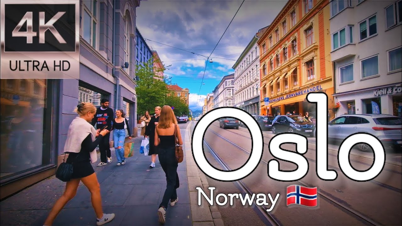 👣Walk with Me in 4K  |  Majorstuen in Oslo  |  Summer 2023👣