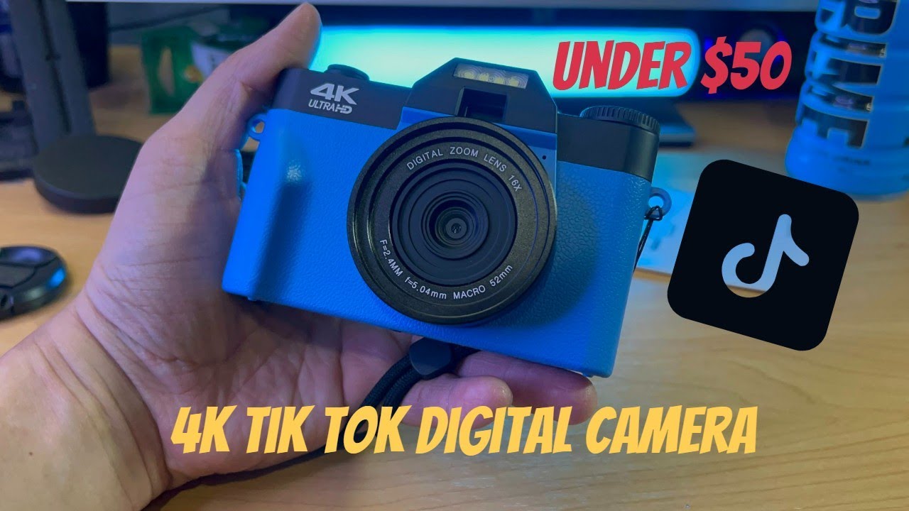 Цифровая камера 4K, купленная мной в магазине Tik Tok (распаковка и обзор)