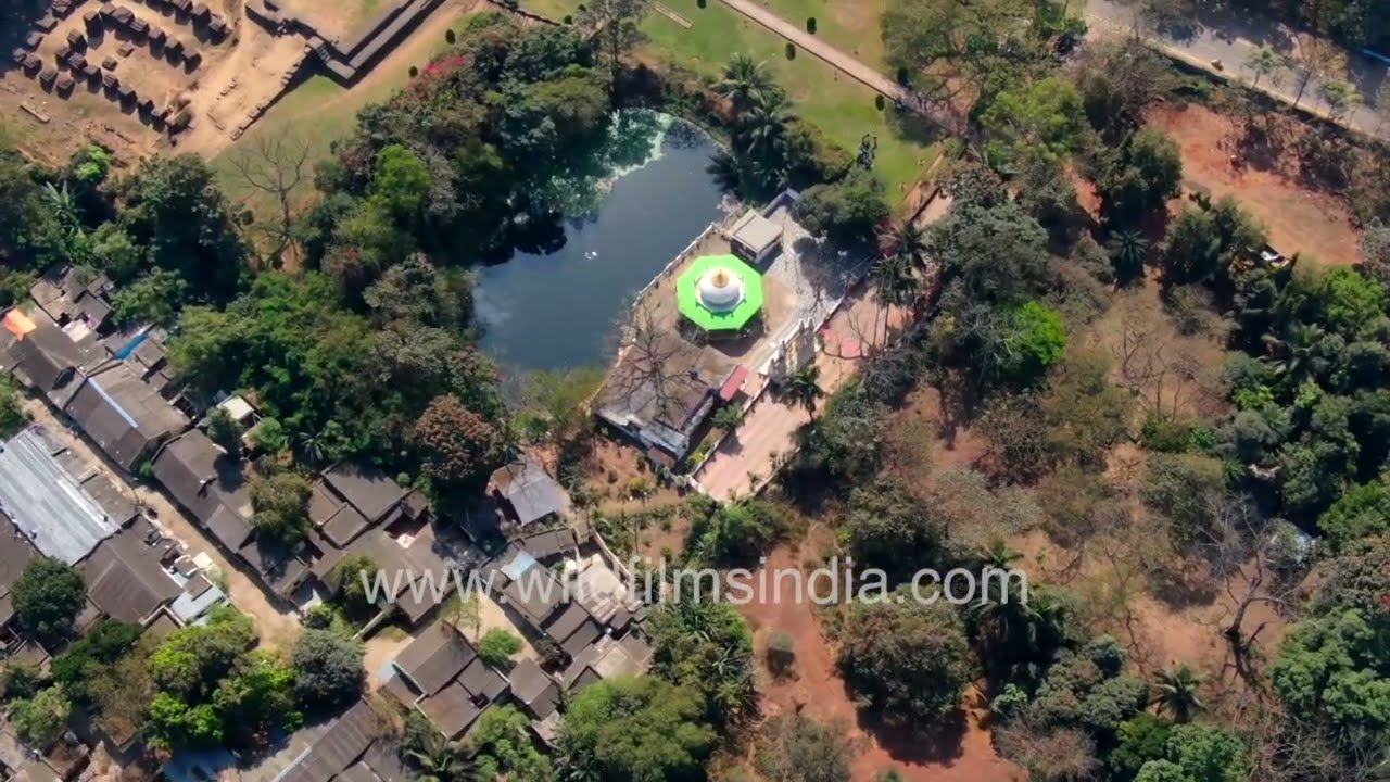 Historic Cuttack skyline featuring Jawaharlal Nehru Indoor Stadium complex in Odisha