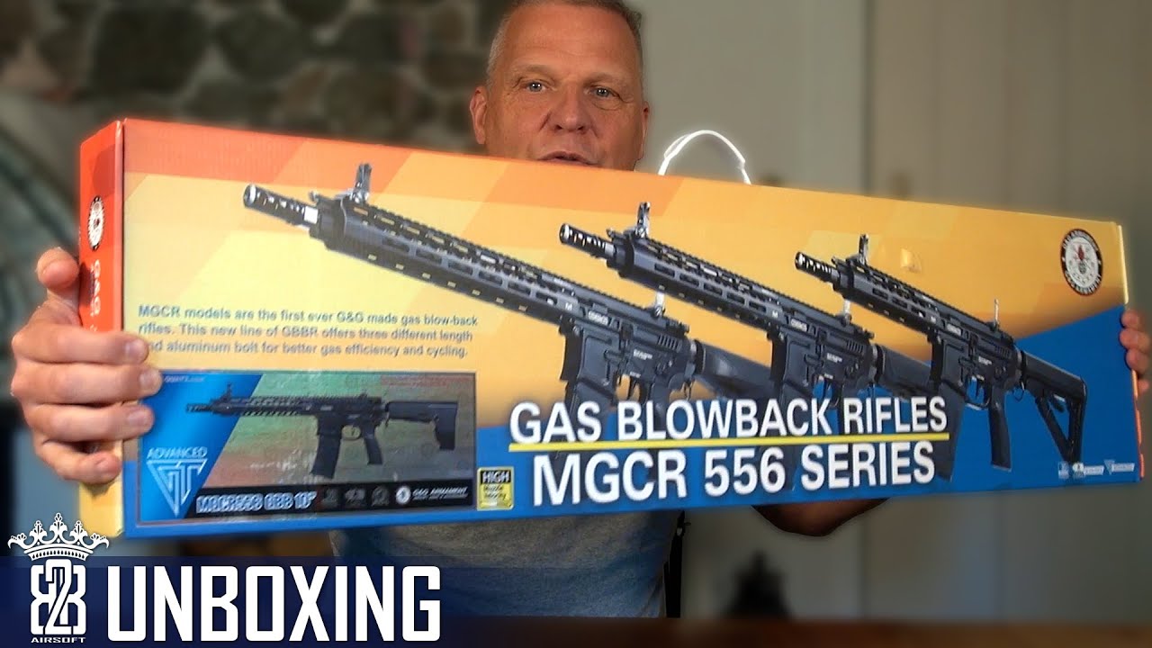 G&G MGCR 556 Gas Blowback  Unboxing - Airsoft Deutsch