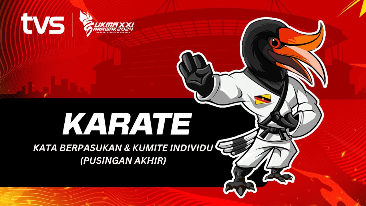 Siaran Tertunda KARATE Kata Berpasukan & Kumite Individu (AKHIR) | SUKMA Sarawak 2024