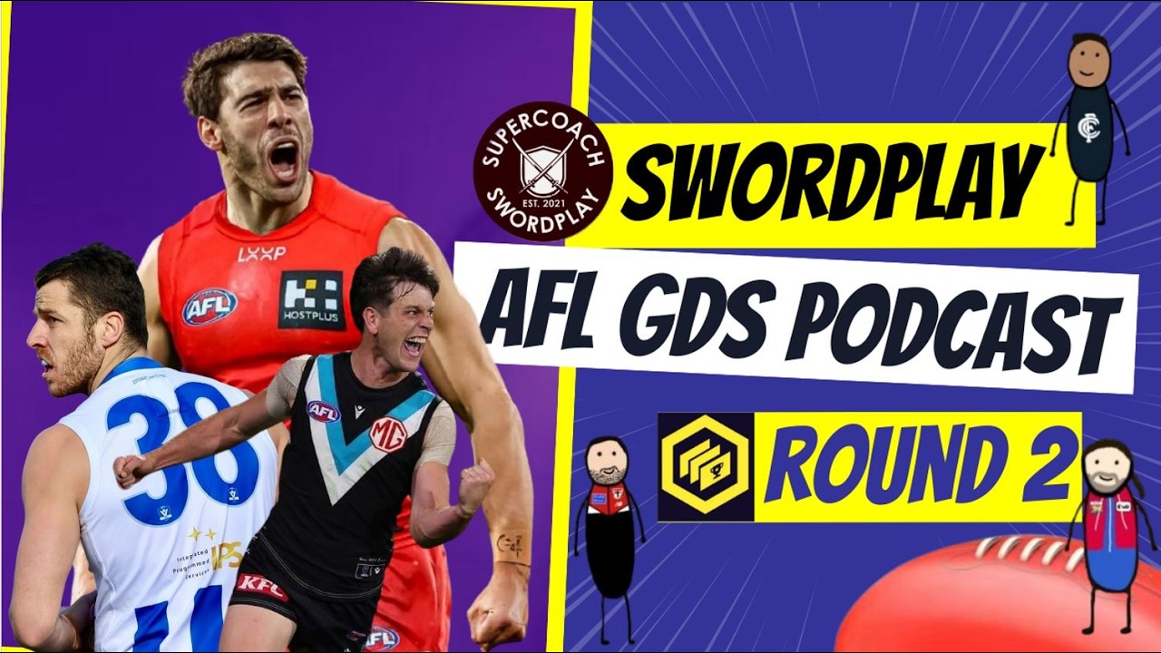 Подкаст Swordplay GameDay Squad AFL, 2-й раунд! @gamedaysquad3583