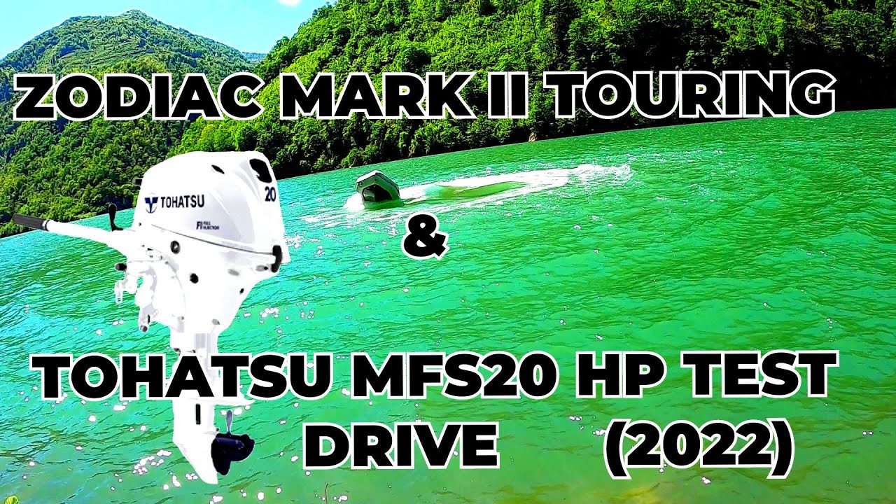 ZODIAC CLASSIC MARK II AND TOHATSU MFS20 EWL DRIVING 1 