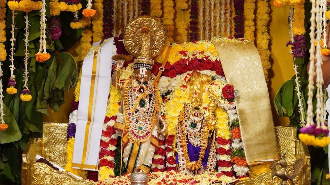 Goda Ranganatha Kalyanam at Manikonda Alkapuri Ramalayam #tiruppavai #godakalyanam #dhanurmasam 
