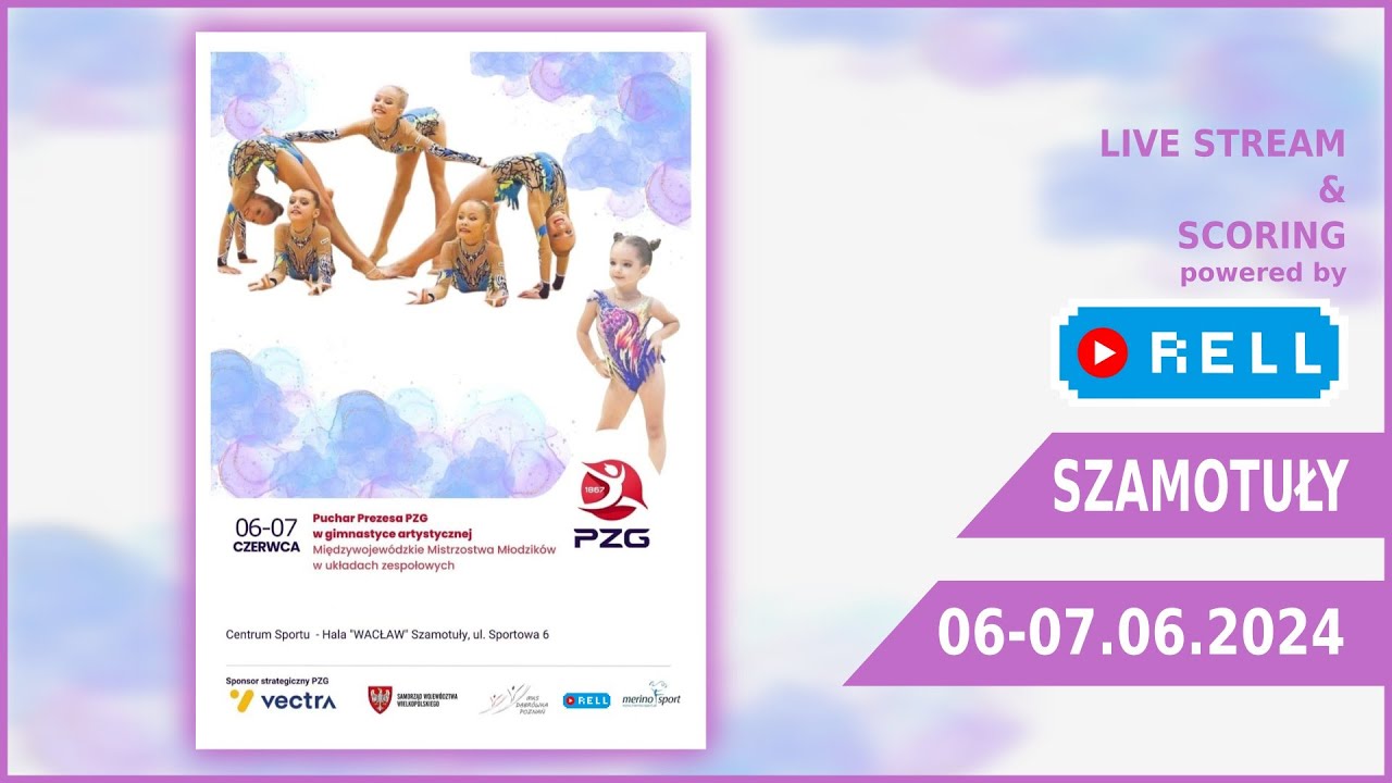 【▶️RELL 】MMM W UKŁADACH ZESPOŁOWYCH w gimnastyce artystycznej - SZAMOTUŁY 07.06.2024