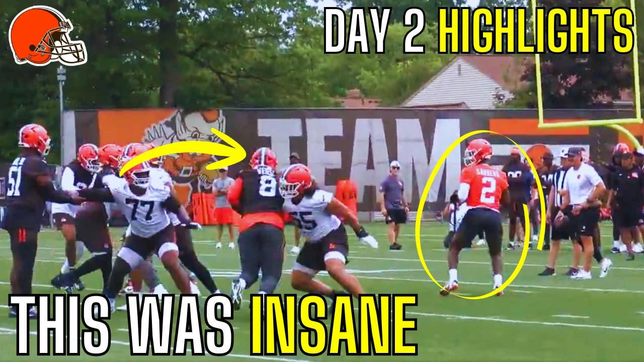 Shedeur Sanders & The Cleveland Browns LOOK ACTIVATED On Day 2 Of MINICAMP...