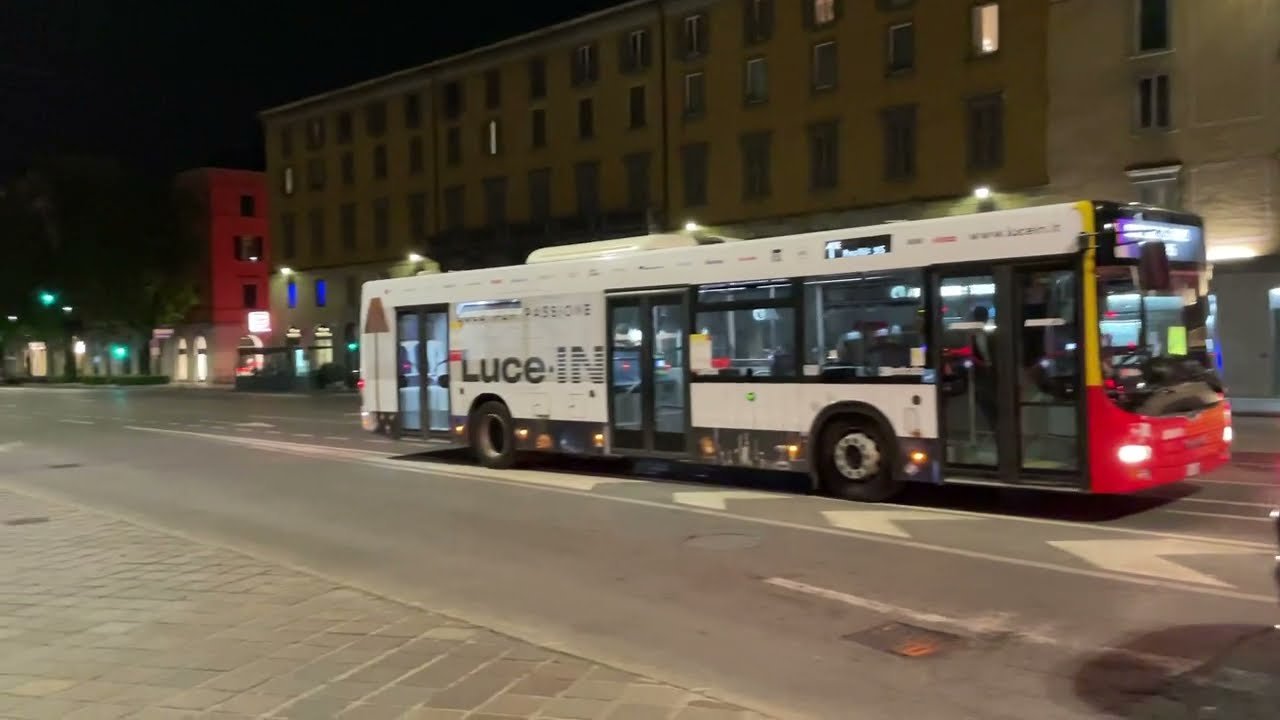 Walking through street of Bergamo Italy at night Vlogs