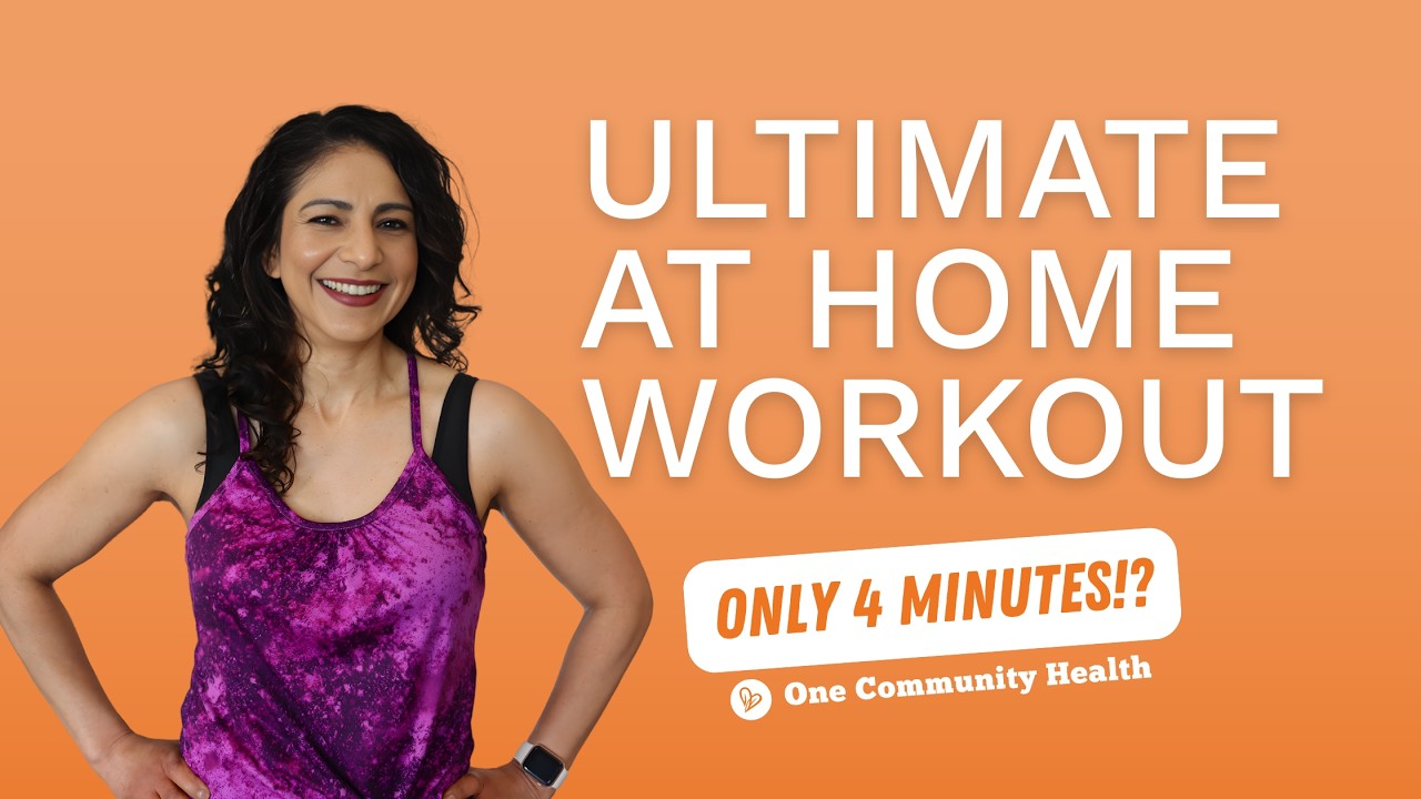 4-Minute At Home Workout for Busy Days #fitnessathome #workoutmotivation #exercise