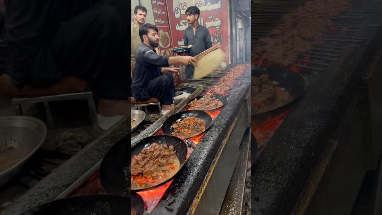 Samandar Khan BBQ Beef Tikka & Seekh Kabab | Street Food Peshawar