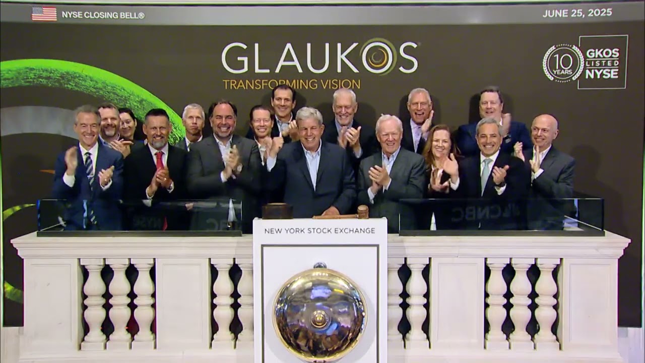 Glaukos Corporation NYSE  GKOS Rings The Closing Bell&reg;