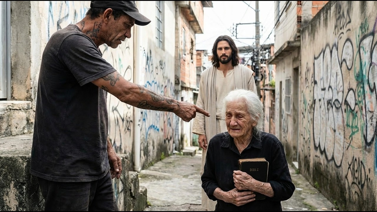 Jesus encontra filho traficante roubando a aposentadoria da mãe idosa de 80 anos, ele salvou ela