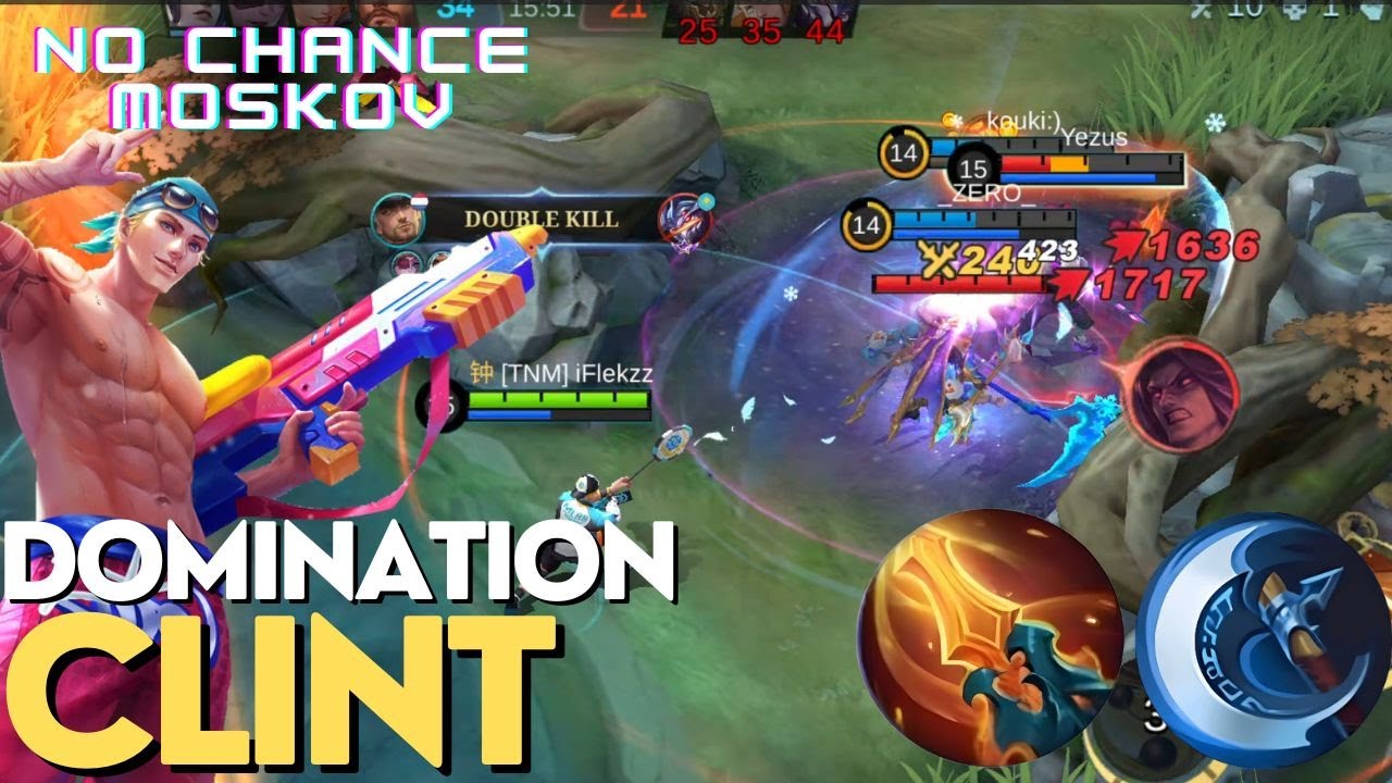 TANKS STAND NO CHANCE! | Clint Mythical Glory Gameplay Mobile Legends