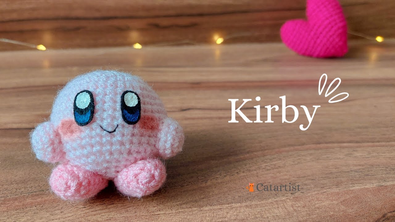 ❤️⭐️ Cómo hacer a Kirby - Amigurumi a Crochet - Tutorial Paso a paso en Español - Fácil