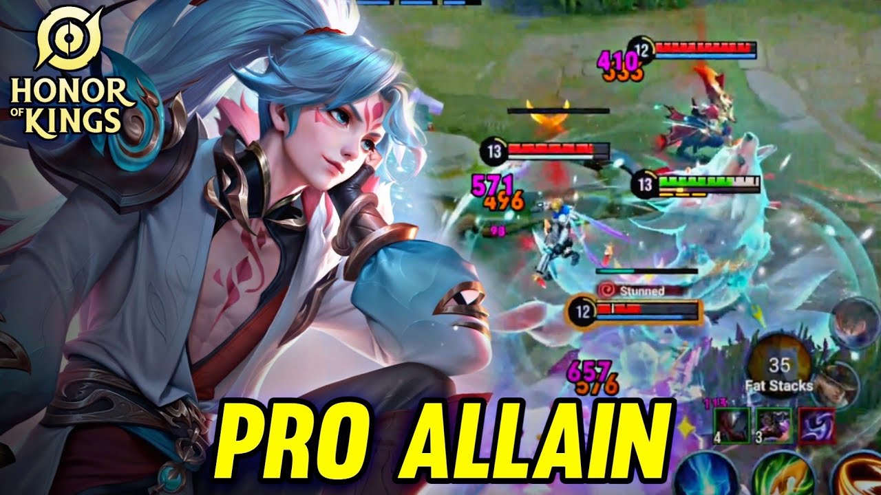 HOK : ALLAIN GAMEPLAY | PRO ALLAIN - HONOR OF KINGS