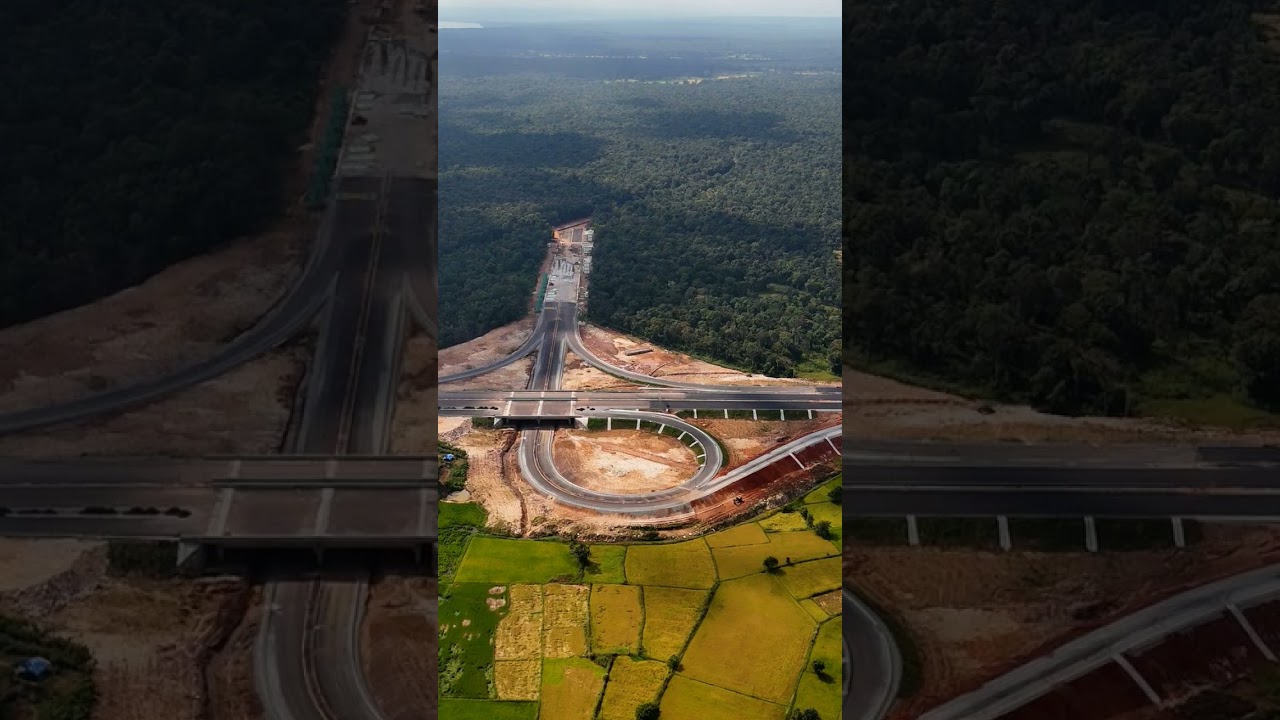 Dhamtari Interchange 🚧 Raipur&ndash;Visakhapatnam Expressway Latest Work Progress #trending #shortvideo