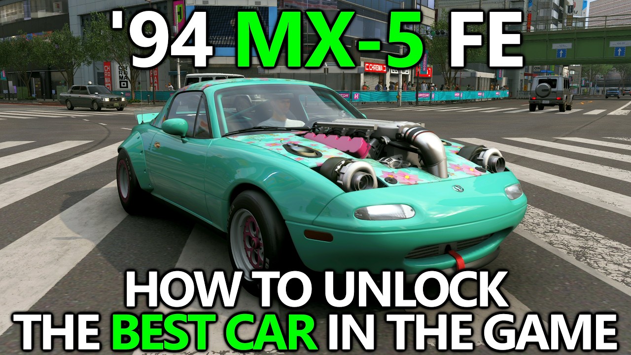 Forza Horizon 6 &mdash; Лучшая машина в игре &mdash; Как разблокировать MX-5 FE 1994 года