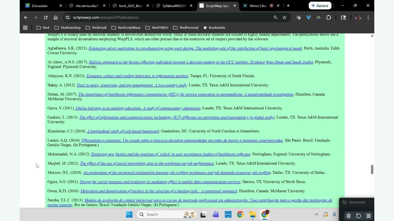 MIS5390: 12 Feb 2026